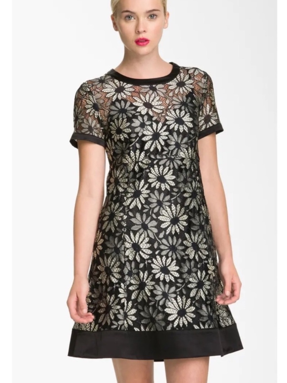 Marc Jacobs Lily Lace Daisy Flower Floral Dress